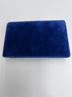 Gucci Dionysus Crystal-Embellished Super Mini Bag / Clutch in Royal Blue Velvet