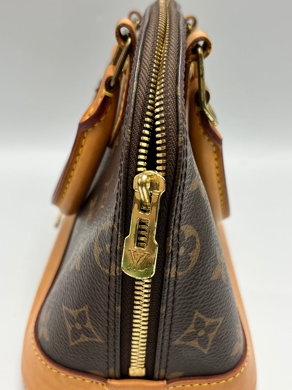 Louis Vuitton Alma BB Monogram Canvas Satchel Bag