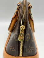 Louis Vuitton Alma BB Monogram Canvas Satchel Bag