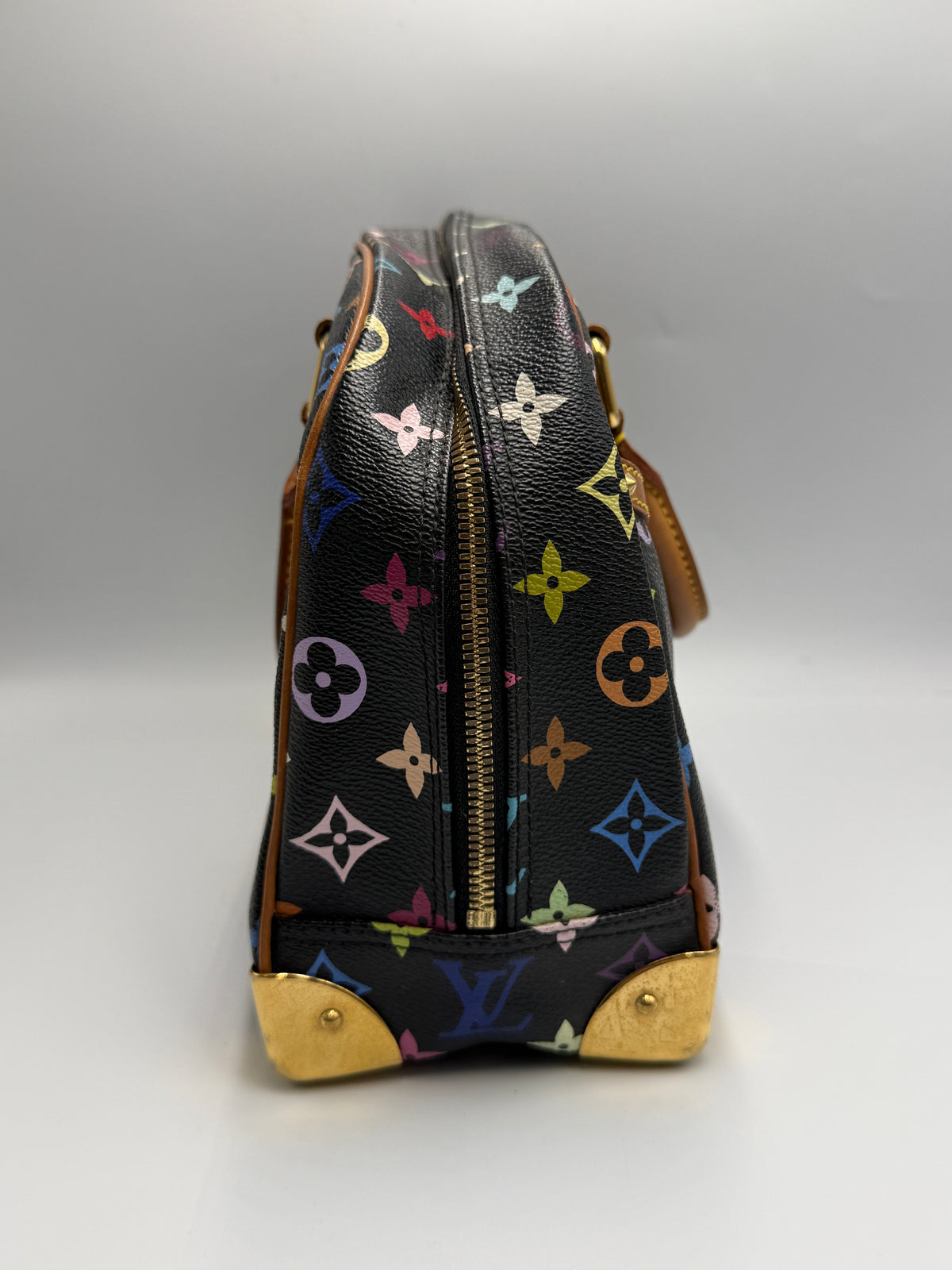 Louis Vuitton x Takashi Murakami Monogram Multicolore Trouville in Noir