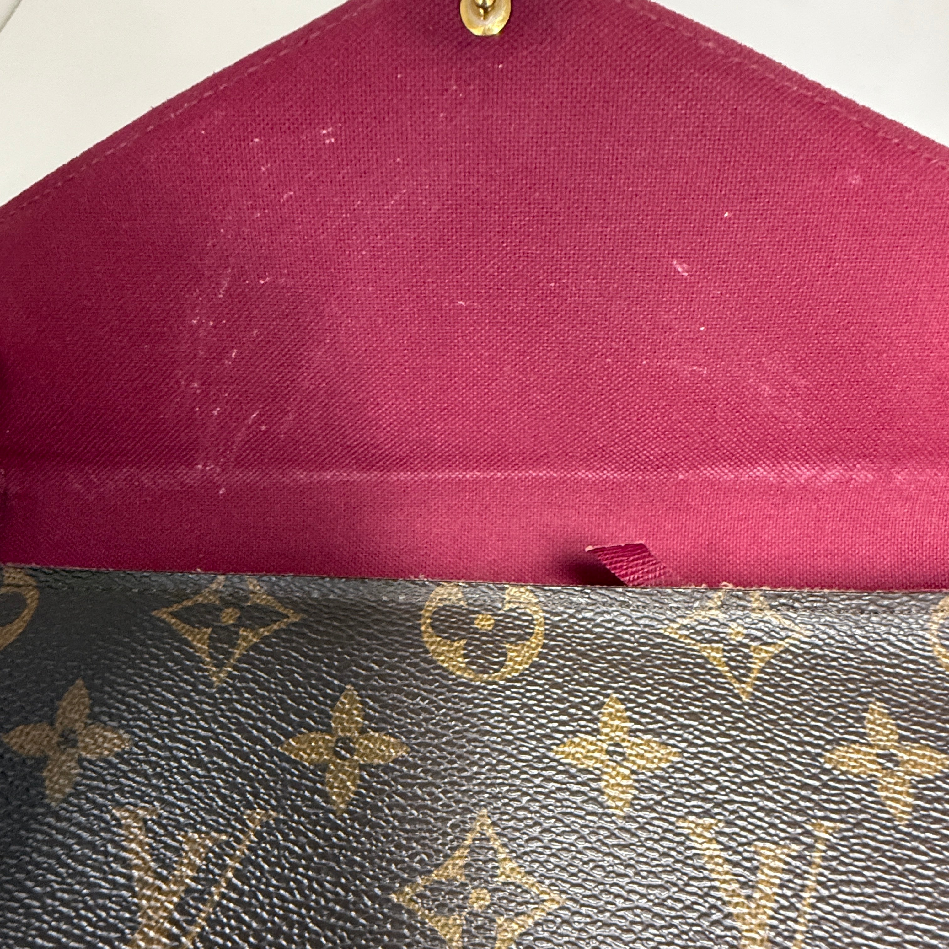 Pre-owned Louis Vuitton Félicie Pochette – 2017- Monogram Canvas –  3-in-1 Chain Wallet