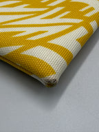 Pre-owned Fendi Yellow & White Vertigo Canvas Pouch