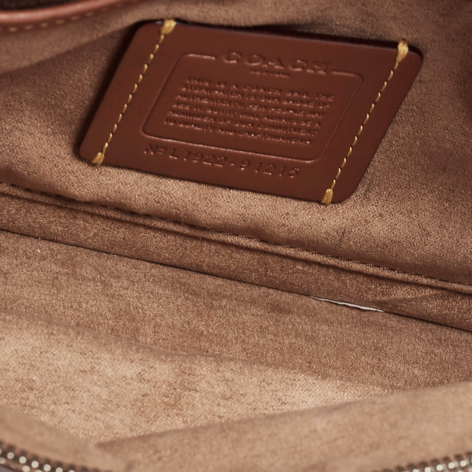 Coach Tabby 26 Beige Shoulder Bag