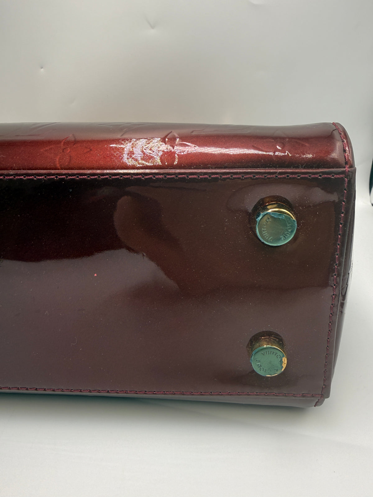 Louis Vuitton ( 2011 ) Brea MM Monogram Vernis Leather Bag – Cherry