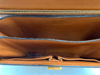 Celine Classic Box Bag in Tan Python Leather with Gold-Tone Hardware