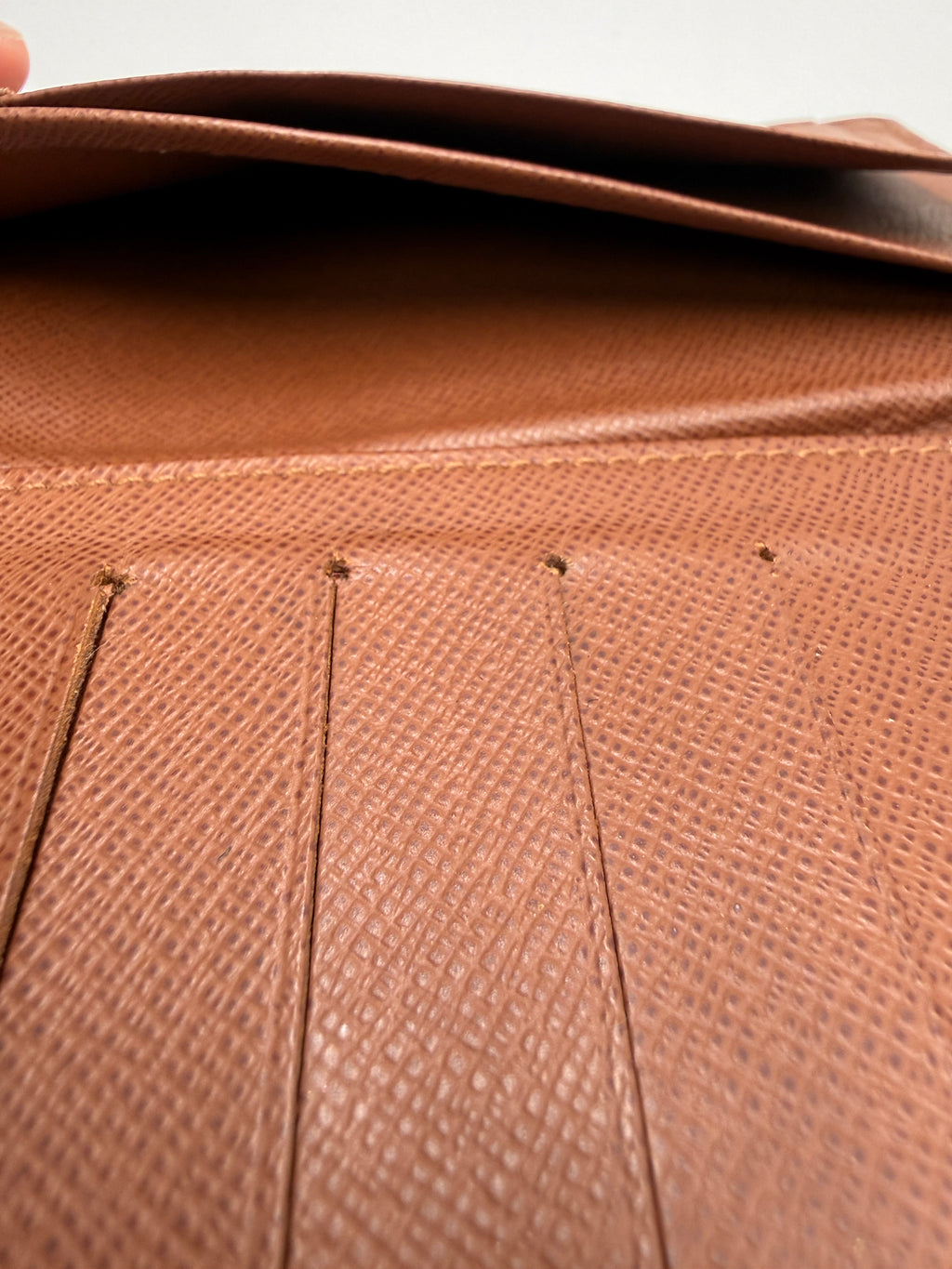 Louis Vuitton Vintage Porte-Cartes Credit/ Long Wallet in Monogram Canvas