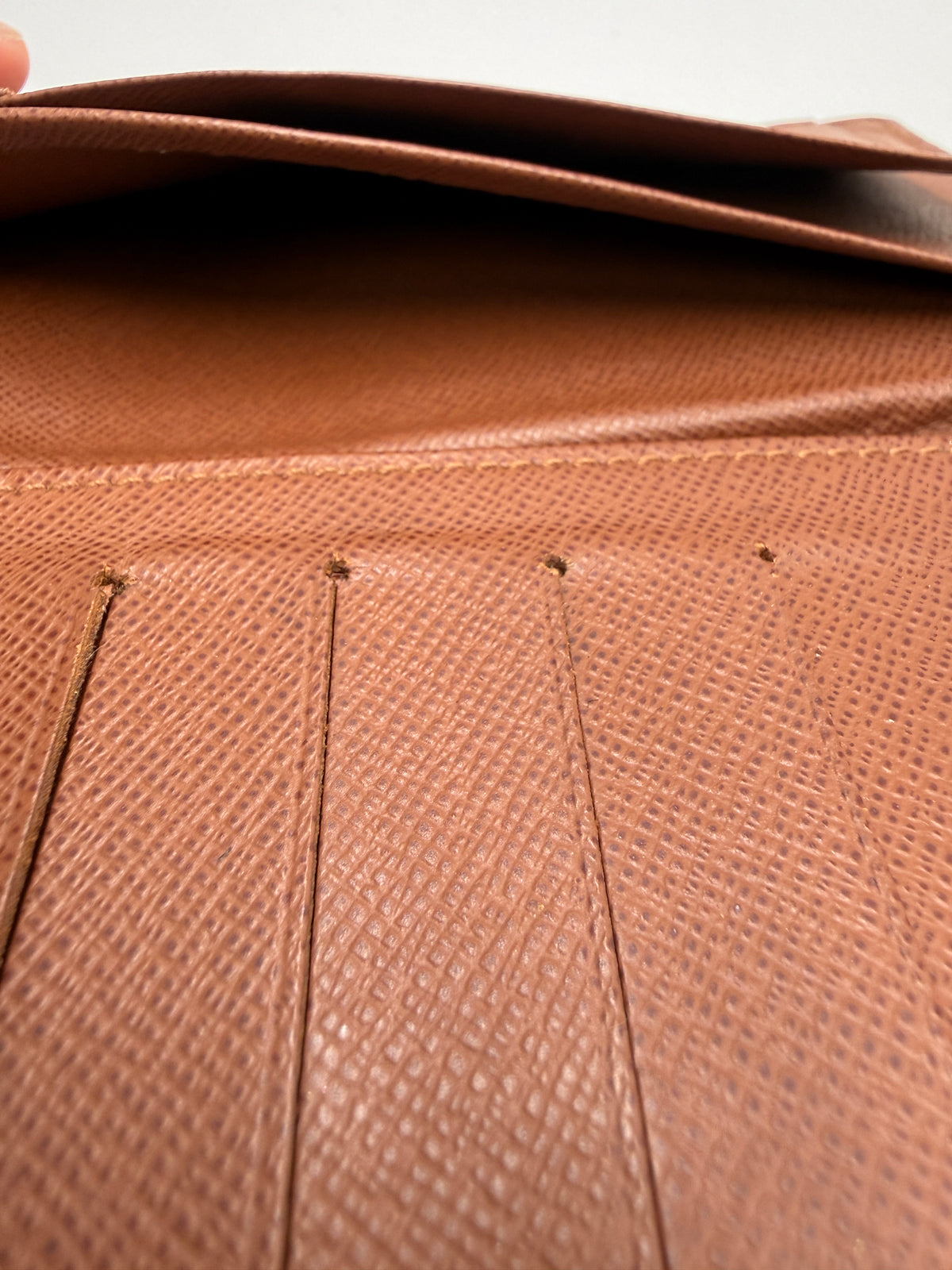 Louis Vuitton Vintage Porte-Cartes Credit/ Long Wallet in Monogram Canvas