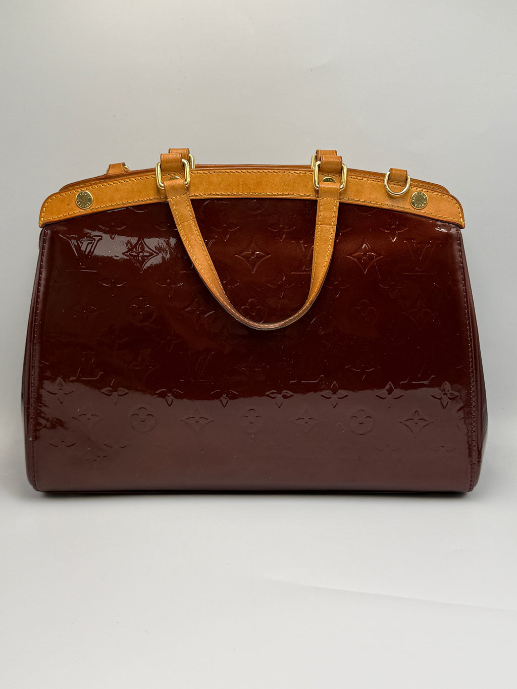 Louis Vuitton Brea MM Monogram Vernis Leather Bag – Amarante
