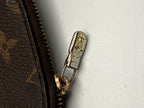 Vintage Louis Vuitton Monogram Pouch - Toiletry Case with Red Interior