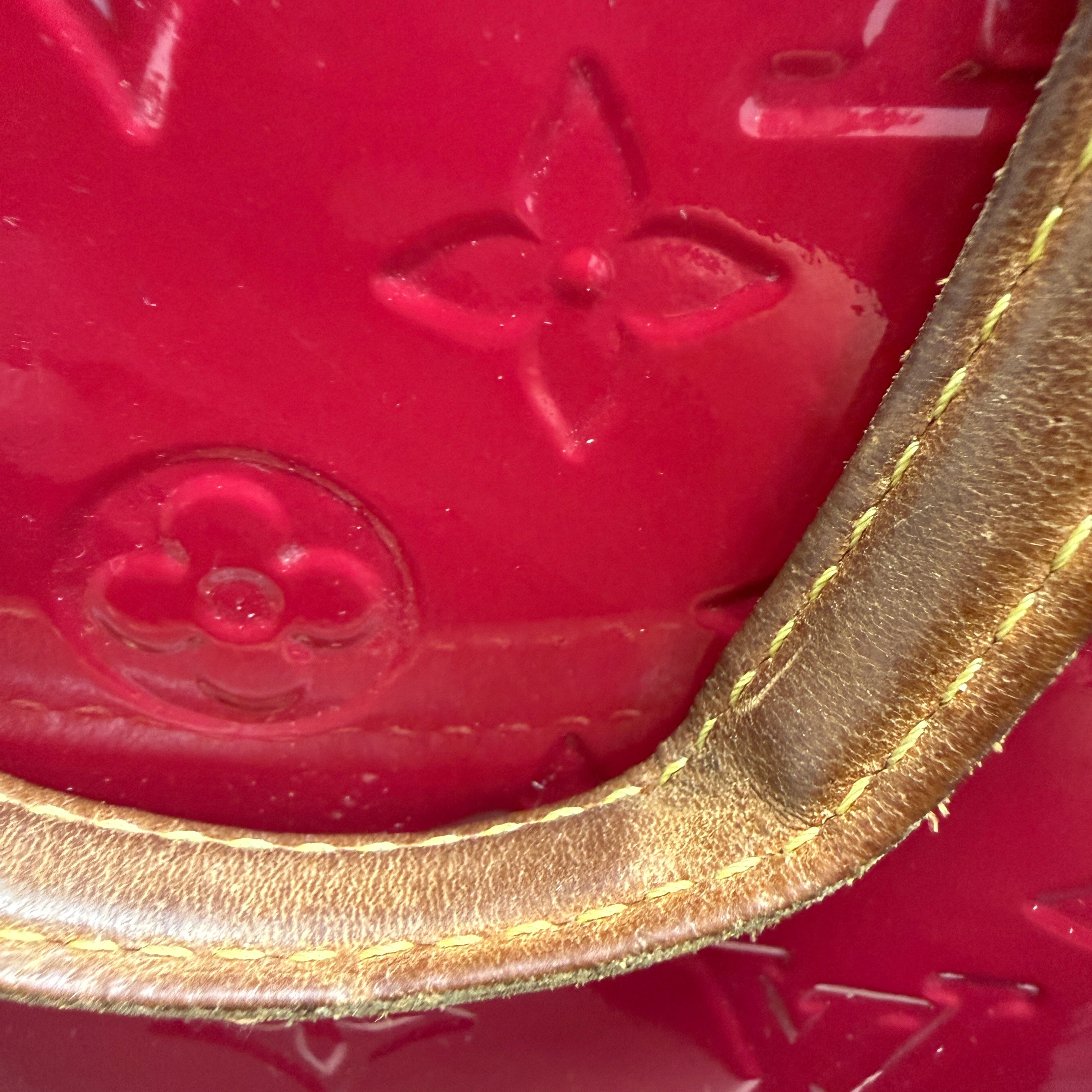 Louis Vuitton Brea MM Monogram Vernis Leather Bag – Rose Indien