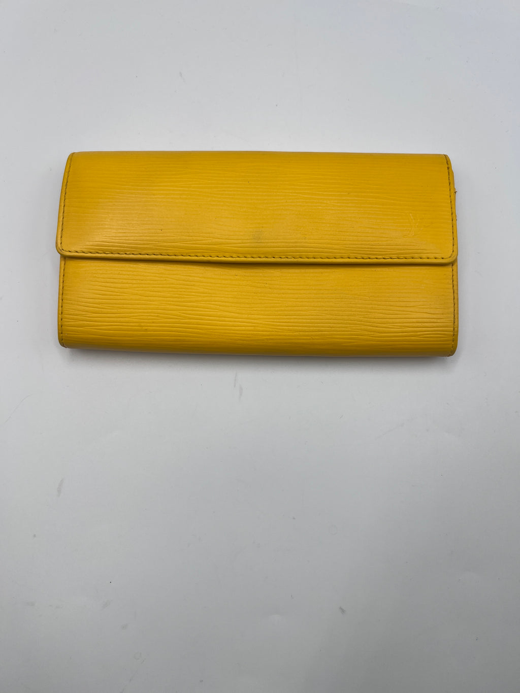 Louis Vuitton Epi Leather Sarah Long Wallet in Yellow