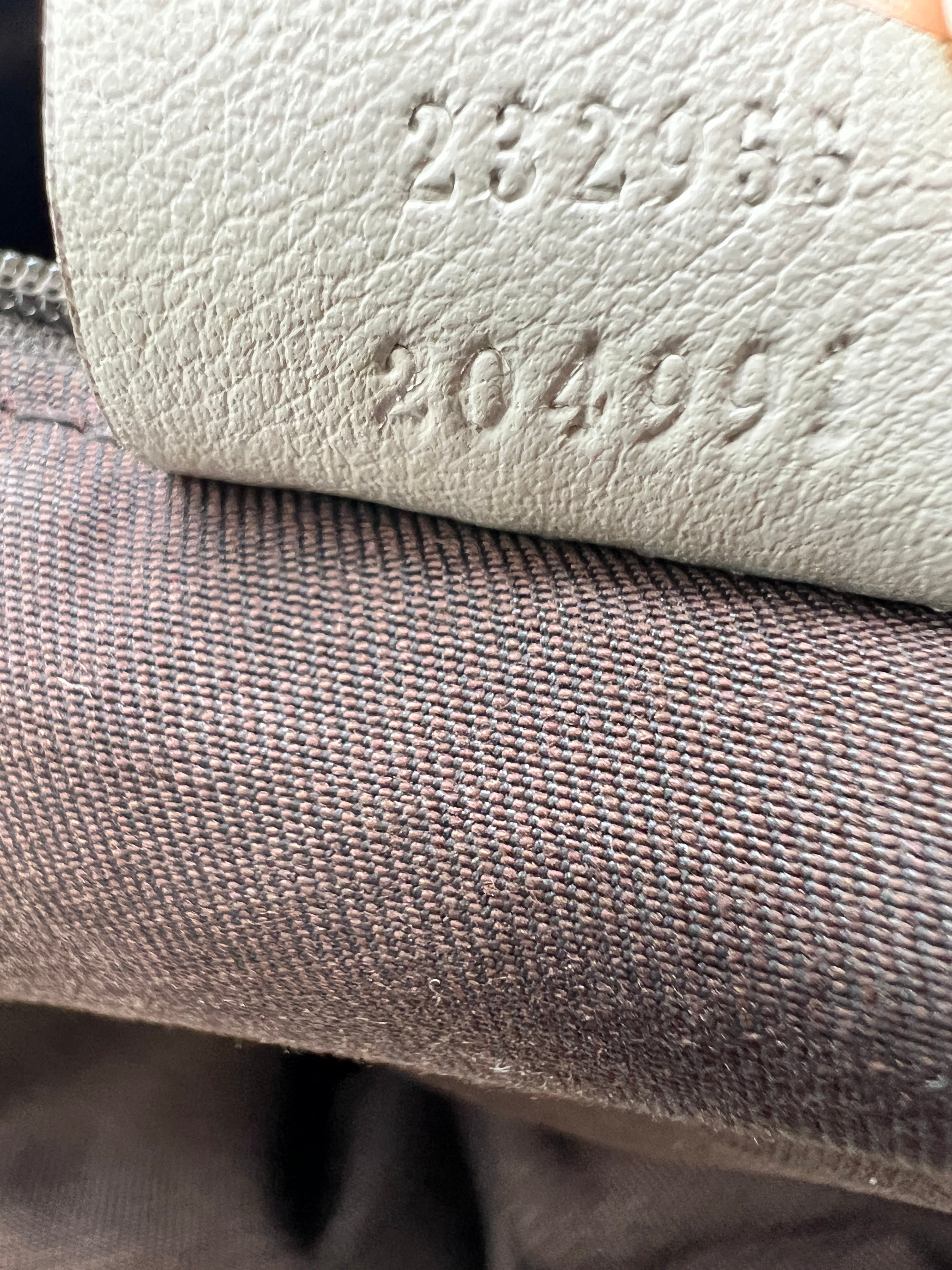 Gucci Sukey Shoulder Bag in GG Canvas with White Leather Trim
