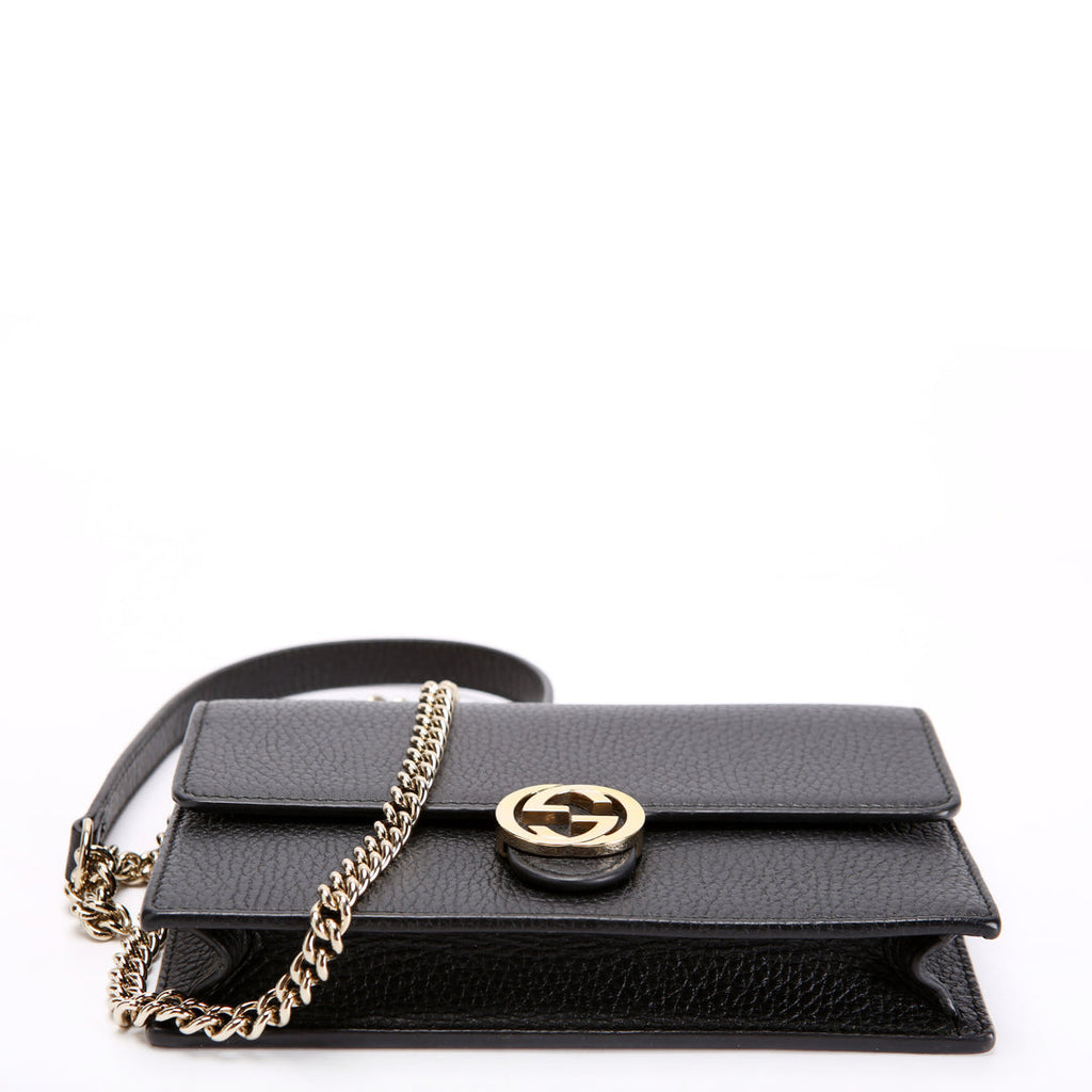 Gucci Interlocking G Wallet on Chain Crossbody Bag