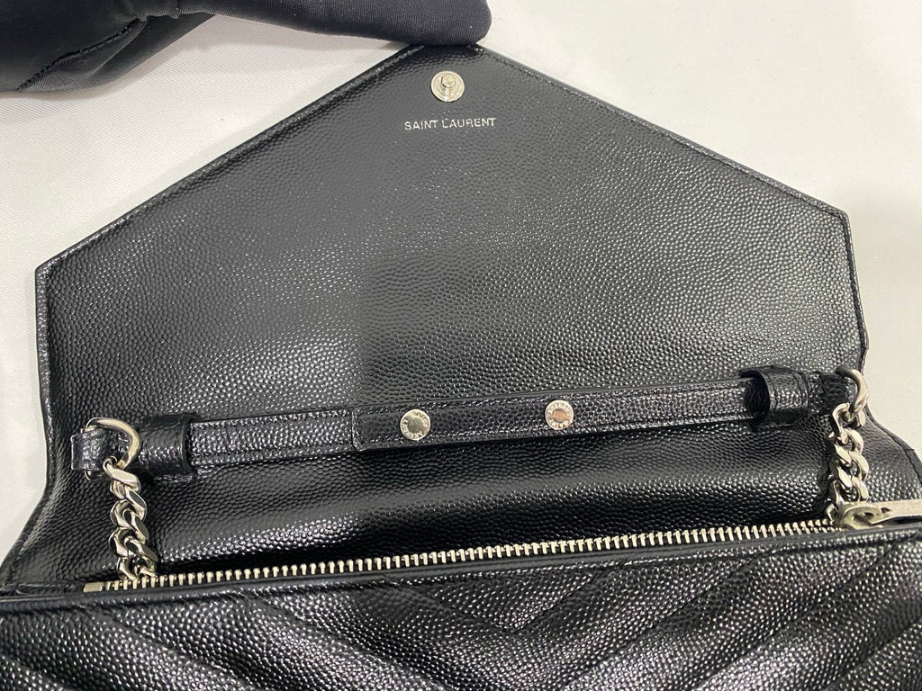 Ysl Matelass Chain Wallet