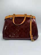 Louis Vuitton ( 2013 ) Brea MM Monogram Vernis Leather Bag – Cherry