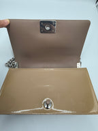 Chanel Beige Leboy Medium Crossbody Bag