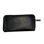 Pre-owned Louis Vuitton Black Epi Leather Brazza Long Wallet