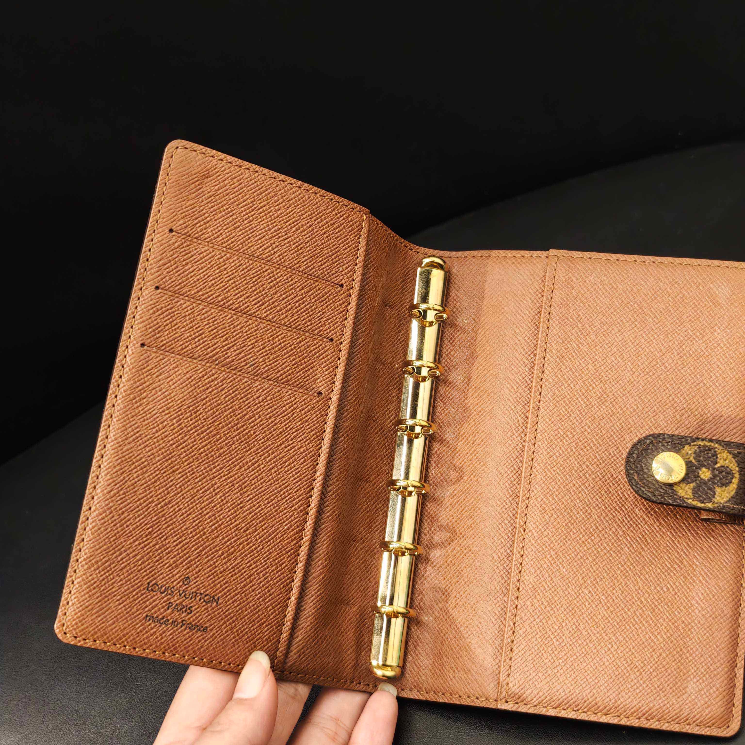 Louis Vuitton Monogram Small Ring Agenda PM Cover