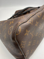 Louis Vuitton NéoNoé MM Monogram Canvas with Coquelicot Black Trim