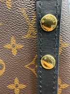 Louis Vuitton NéoNoé MM Monogram Canvas with Coquelicot Black Trim