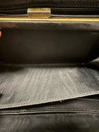 Chanel CC Filigree Zip Around Wallet Black Caviar Leather