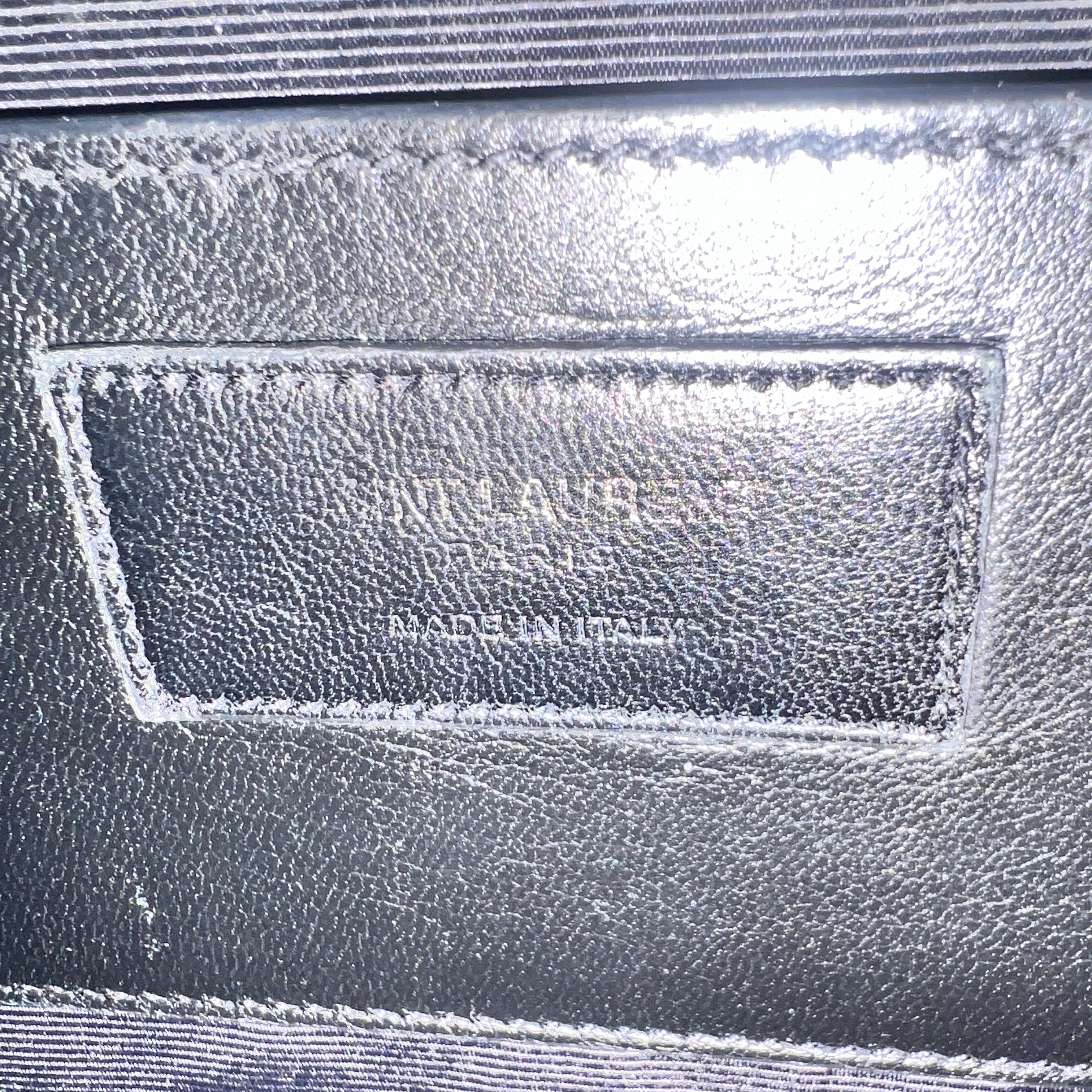 Saint Laurent Medium Kate Shoulder Bag Grain de Poudre Leather – Black & Gold