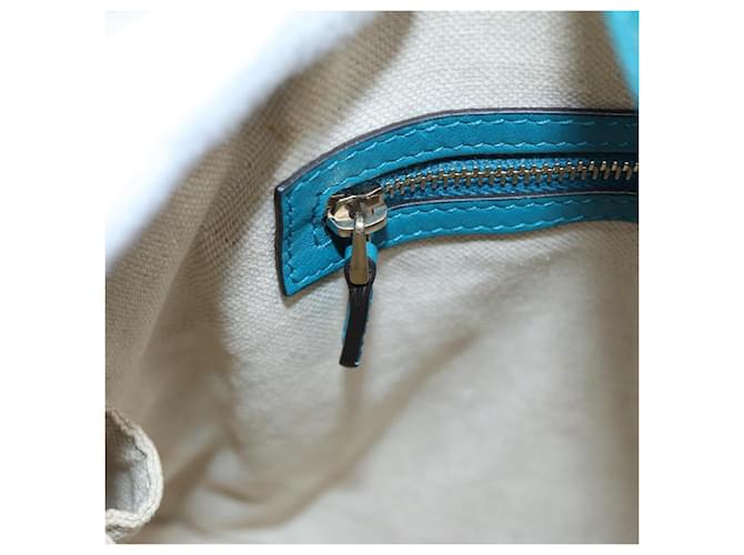 Gucci Micro Guccissima Dome Bag Blue Leather