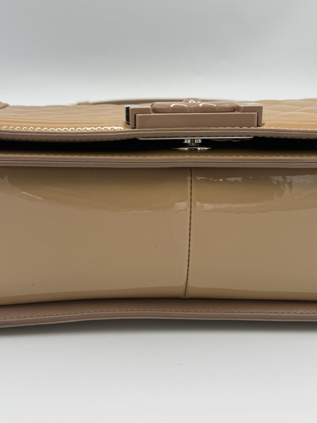 Chanel Beige Leboy Medium Crossbody Bag
