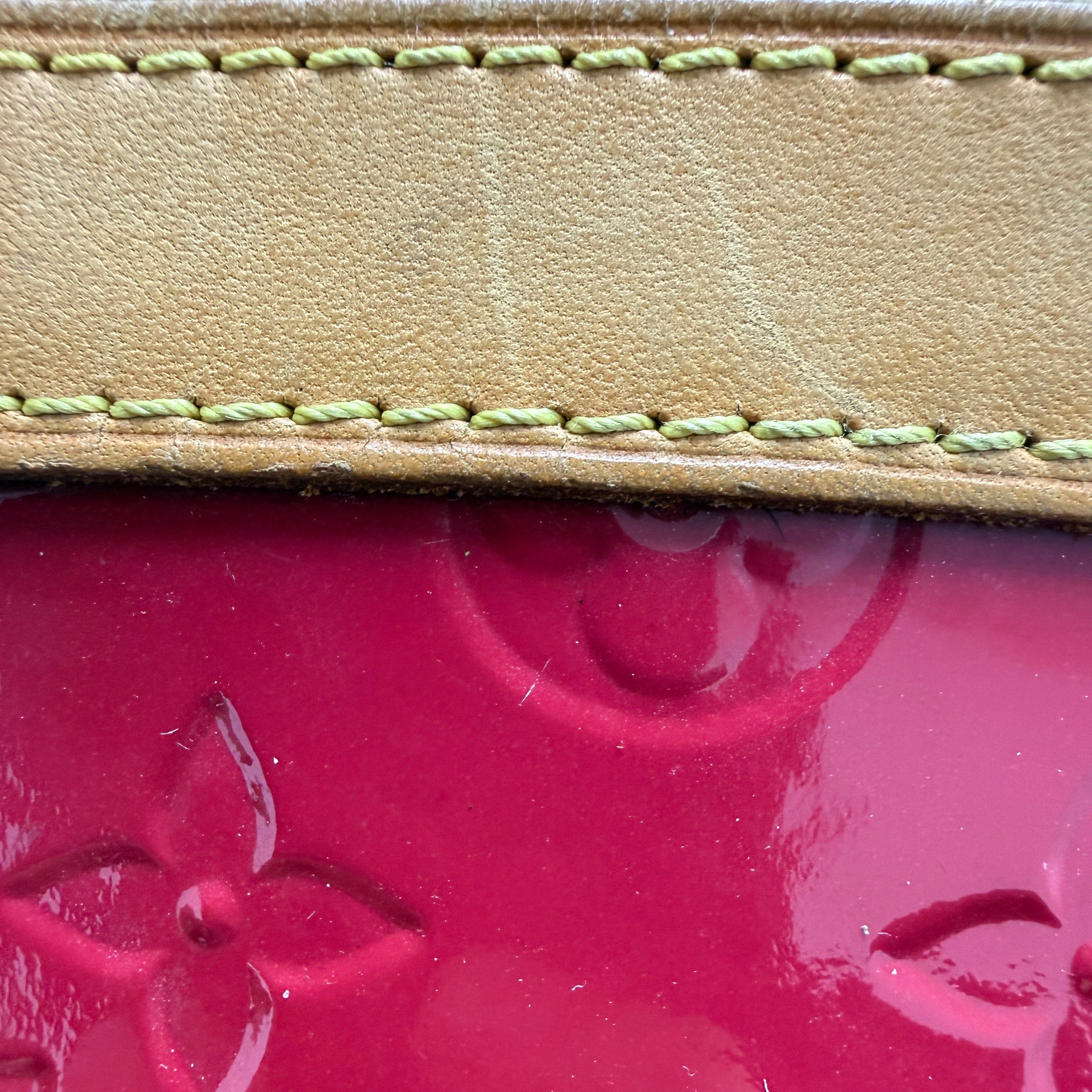 Louis Vuitton Brea MM Monogram Vernis Leather Bag – Rose Indien