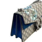 Gucci Dionysus GG Supreme Blooms Medium Shoulder Bag Blue