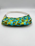 Celine Polka Dot Canvas Shoulder Bag