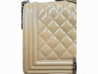 Chanel Beige Leboy Medium Crossbody Bag