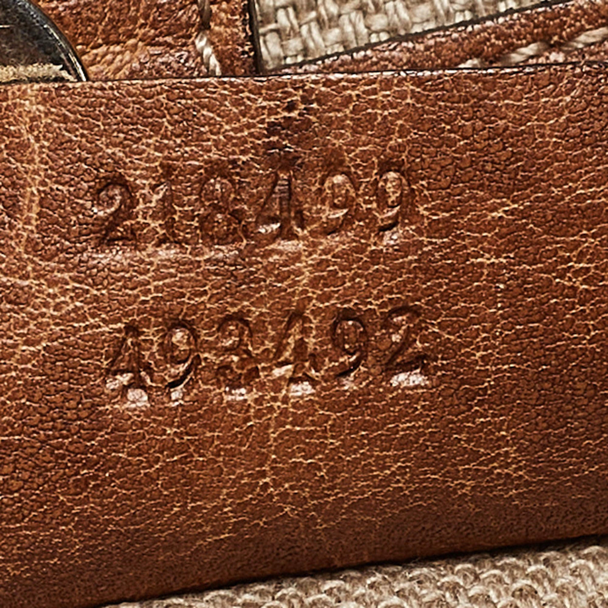 Gucci Bamboo Tassel Tote in Medium Brown Guccissima Leather