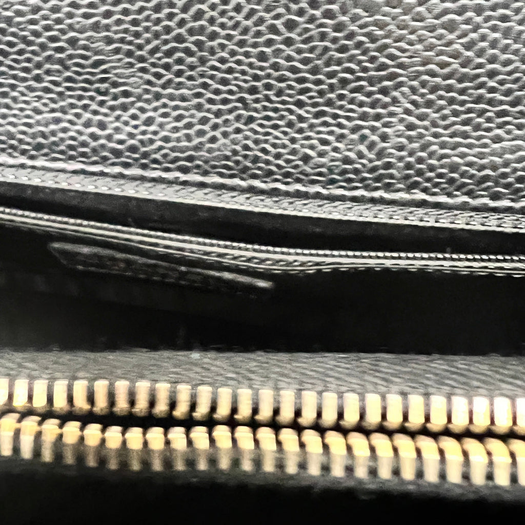 Chanel Grand Shopping Tote (GST) in Black Caviar Leather with Gold Hardware