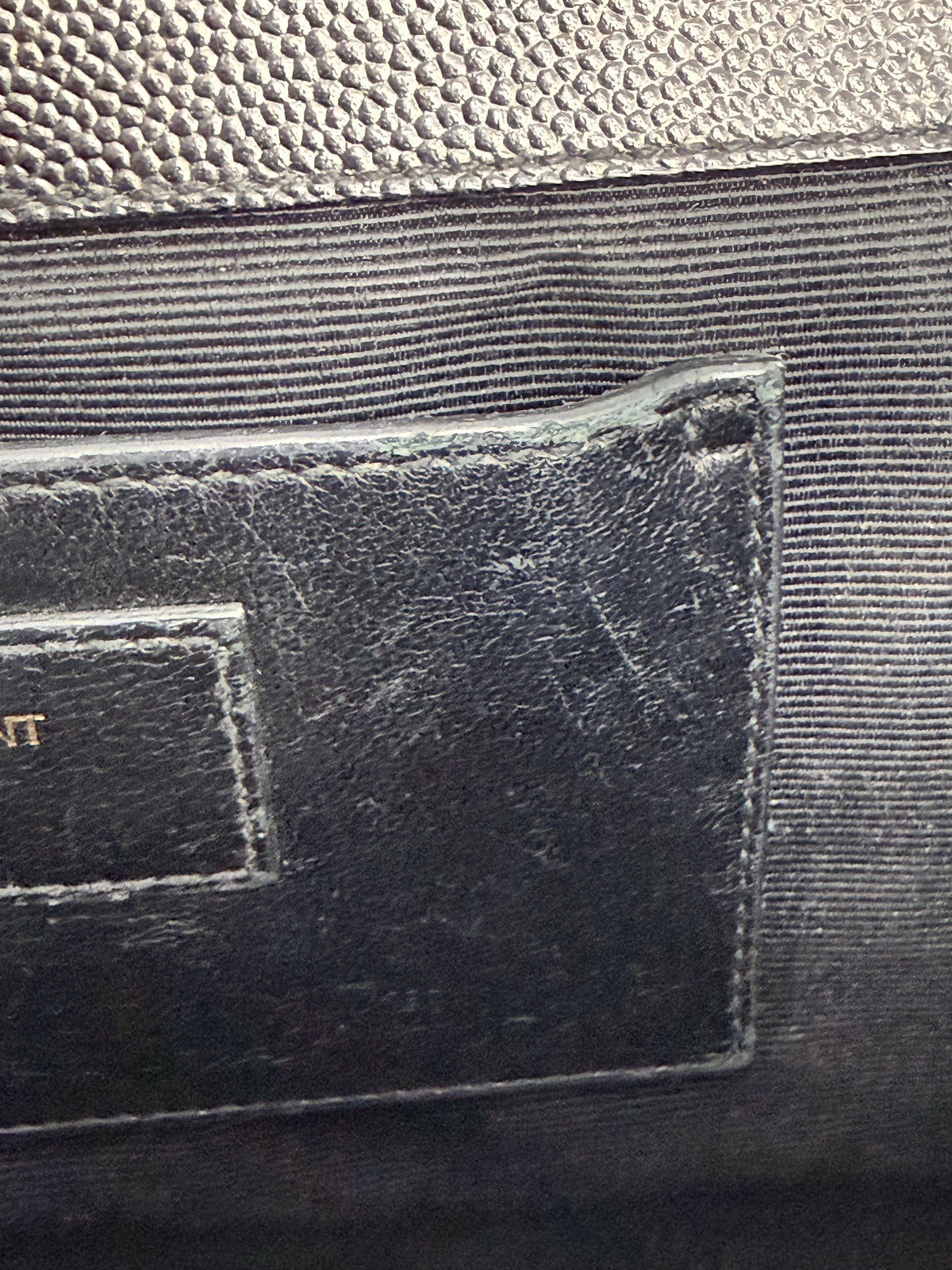Saint Laurent Medium Kate Shoulder Bag Grain de Poudre Leather – Black & Gold