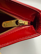 Louis Vuitton Vintage Columbus Tote in Monogram Vernis Leather (Rouge Fauviste)