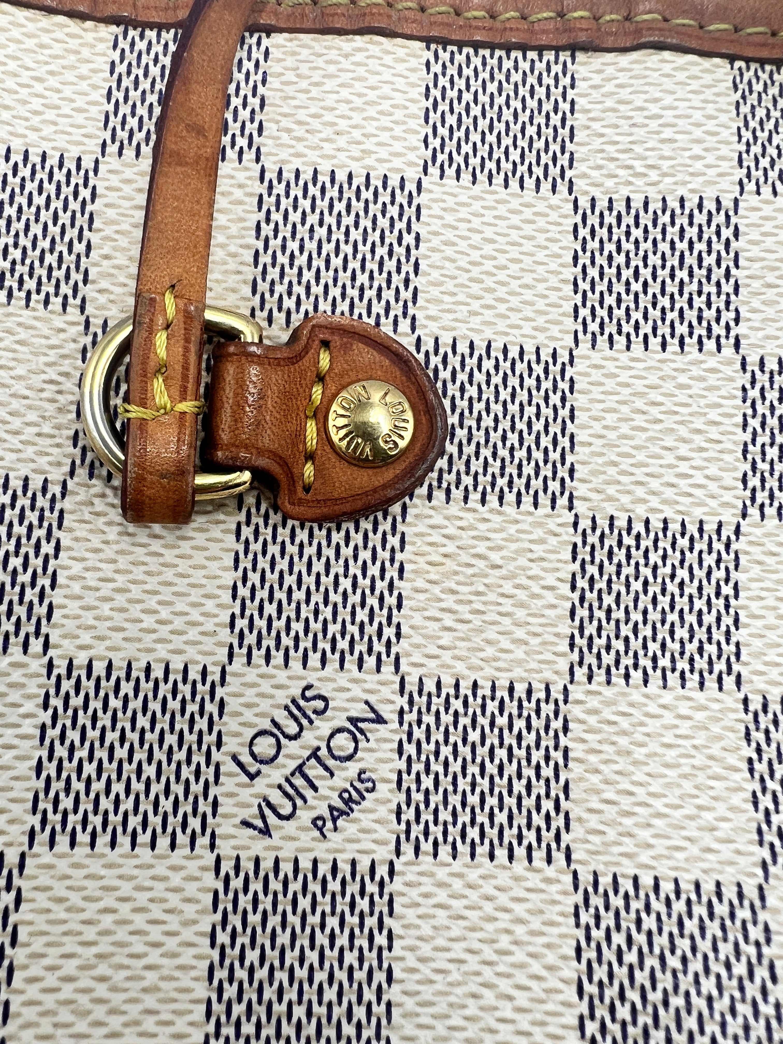 Louis Vuitton Neverfull Damier Azur MM Tote Bag