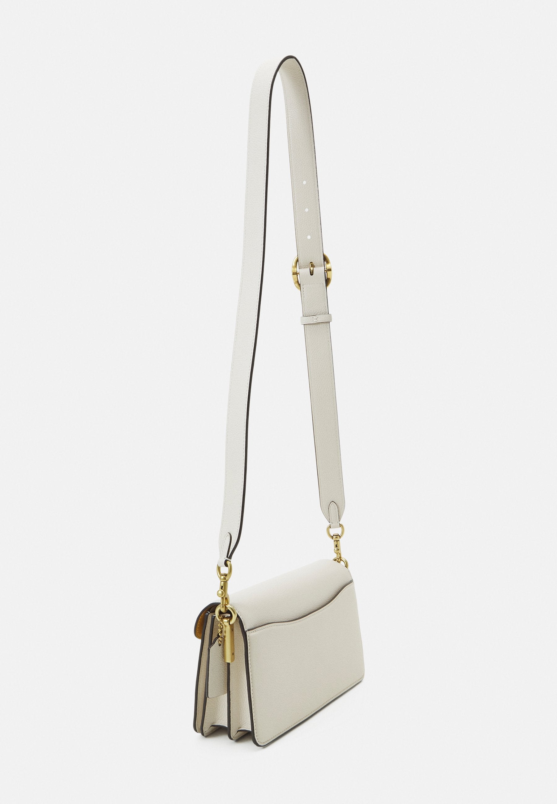 Coach Tabby Shoulder Bag 26 in Chalk Polished Pebble Leather