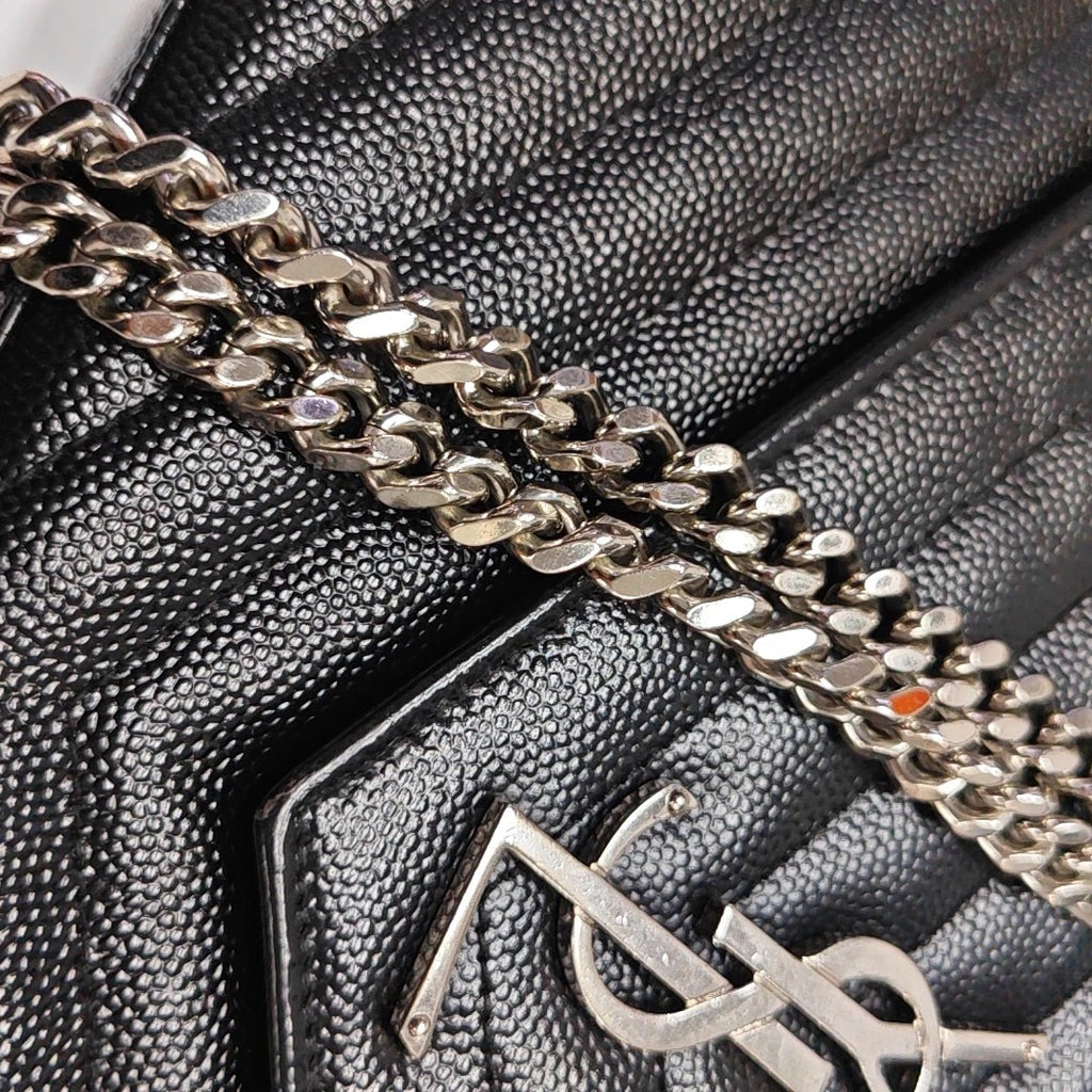 Ysl Matelass Chain Wallet