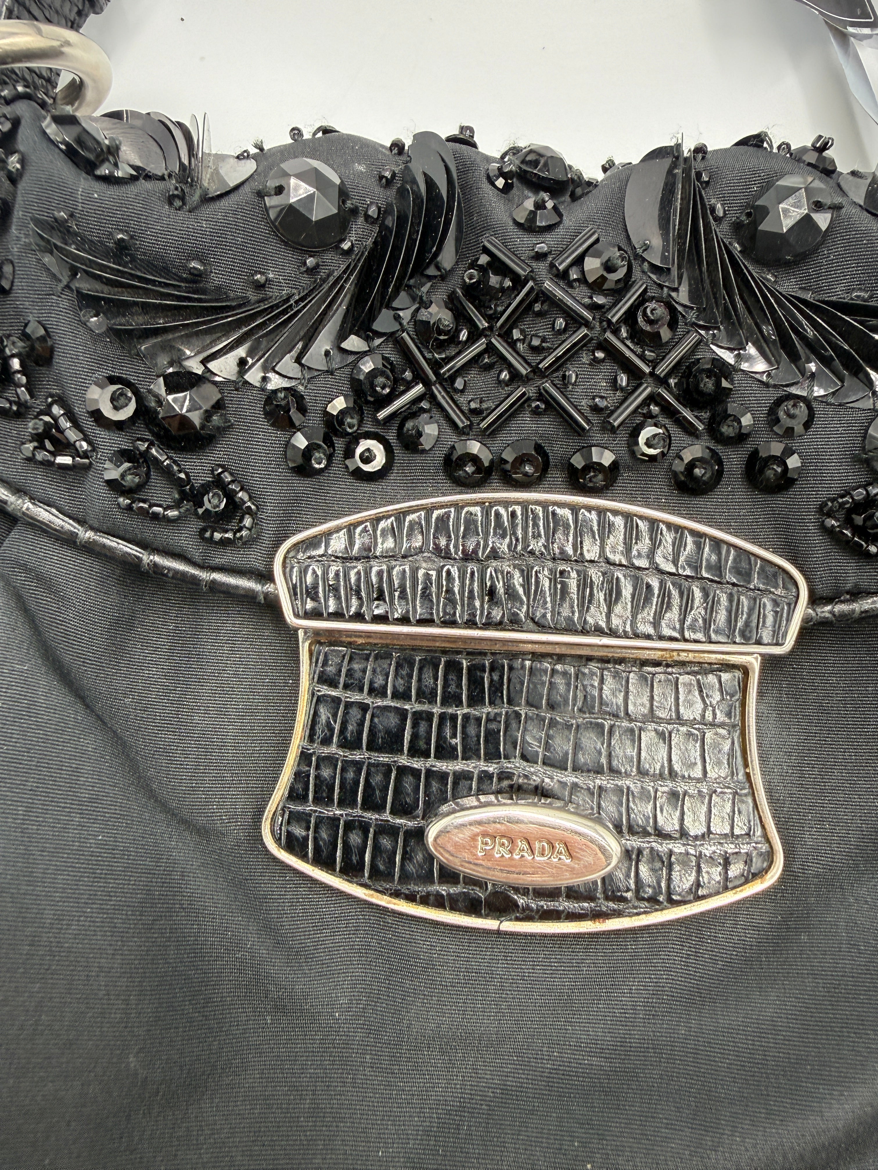 Prada Black Runway Shoulder Bag- Pre-owned