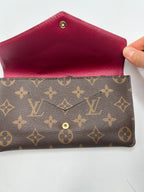 Louis Vuitton Monogram Jeanne Wallet Rose Ballerine
