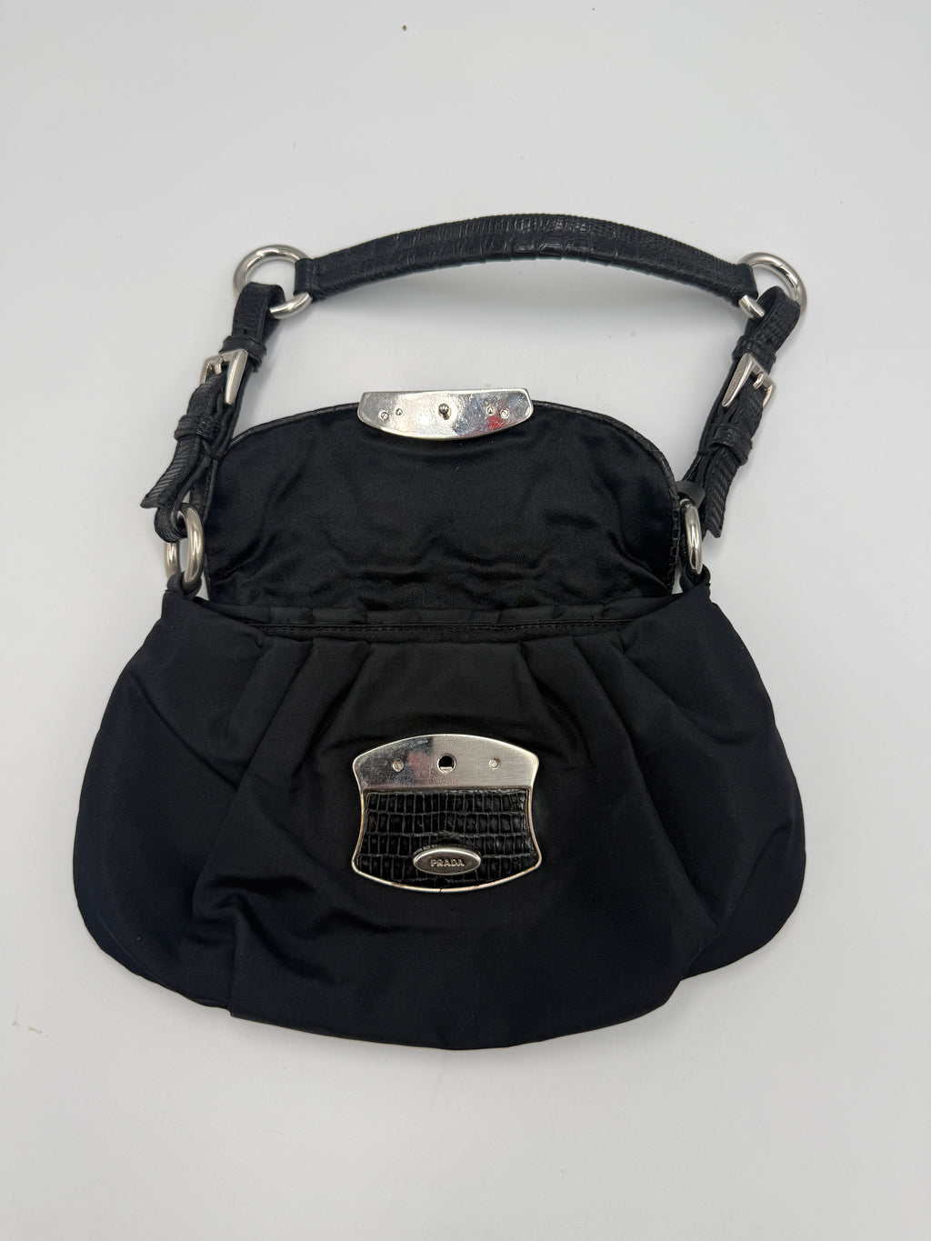 Prada Black Runway Shoulder Bag- Pre-owned