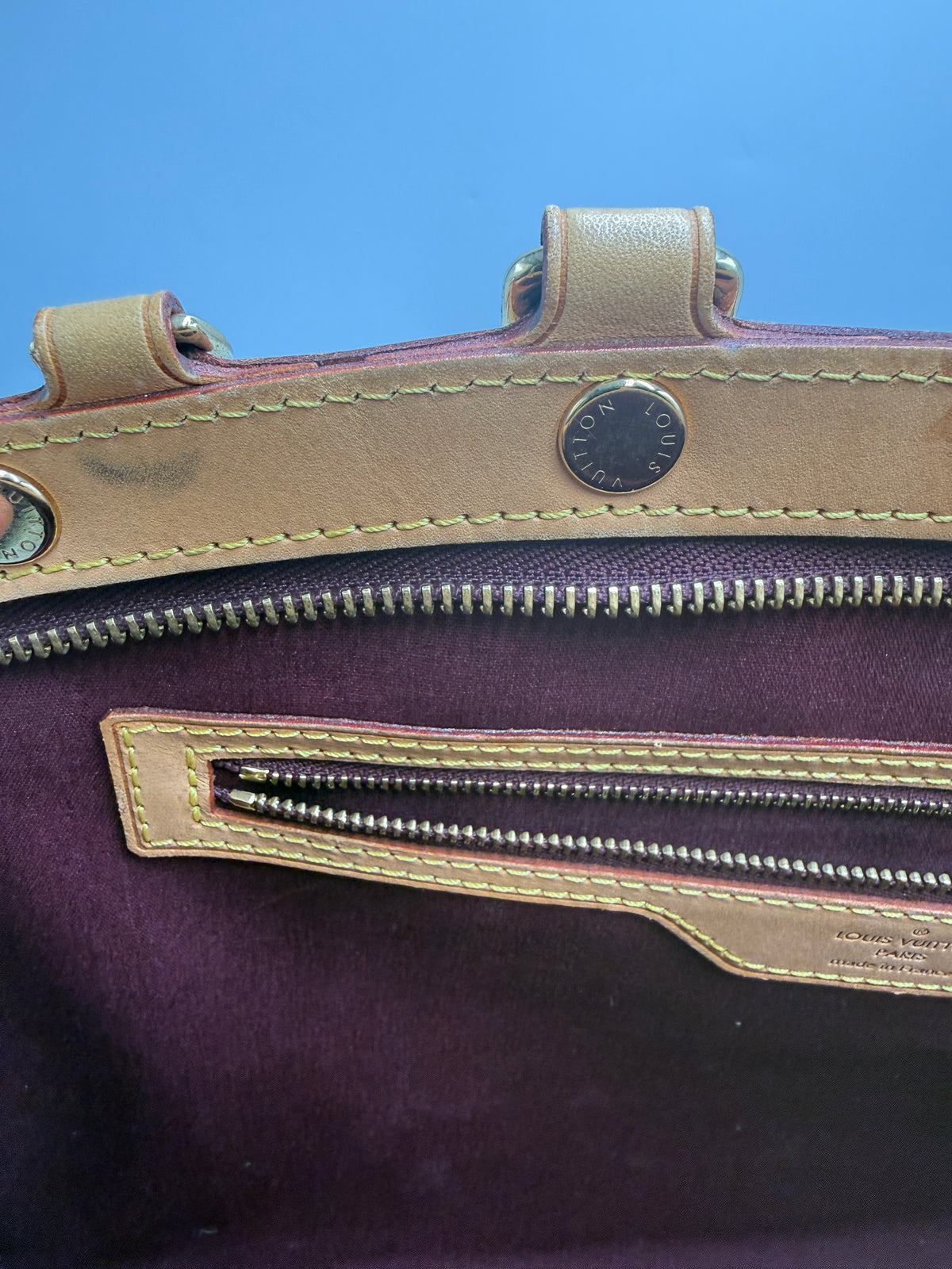 Louis Vuitton ( 2011 ) Brea MM Monogram Vernis Leather Bag – Cherry