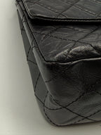 Pre-owned Chanel Black 2.55 Reissue Classic Flap Bag