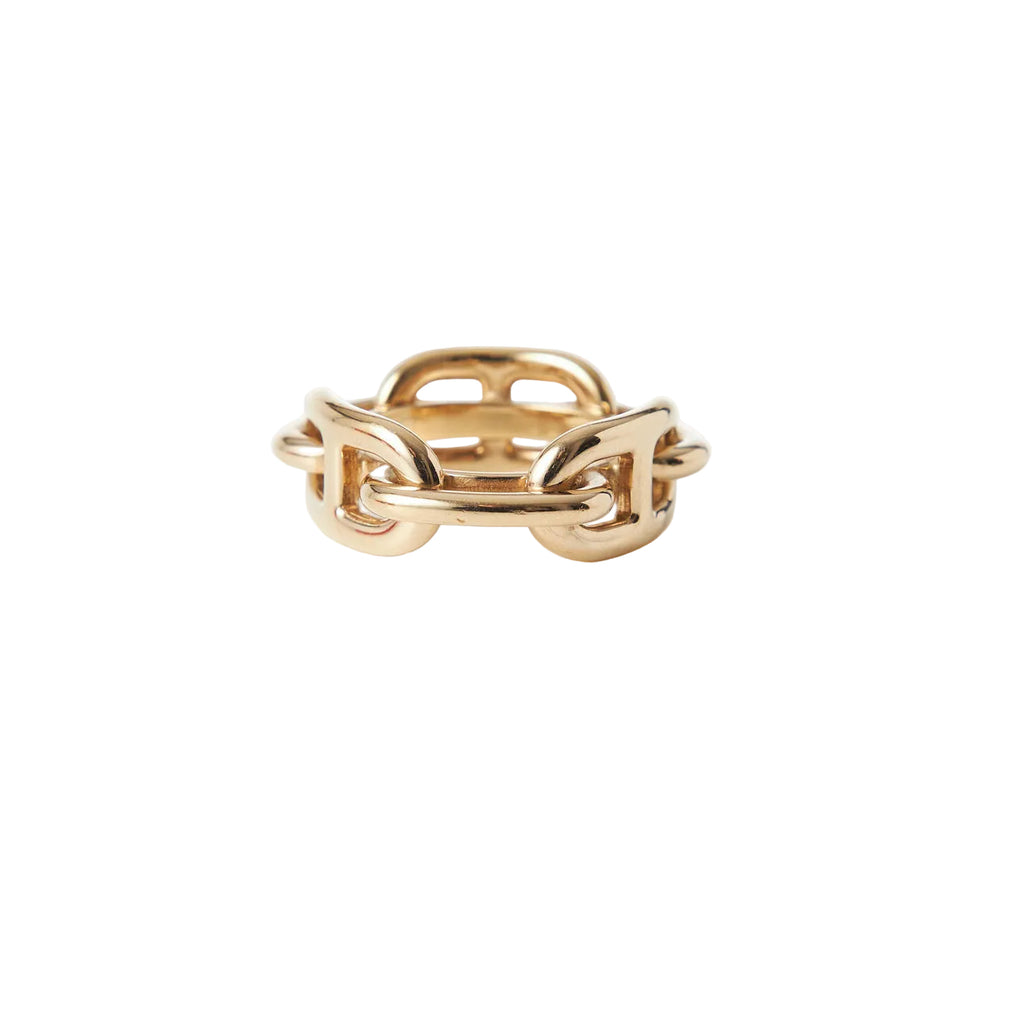 Hermes Gold Plated Scarf Holder/Ring