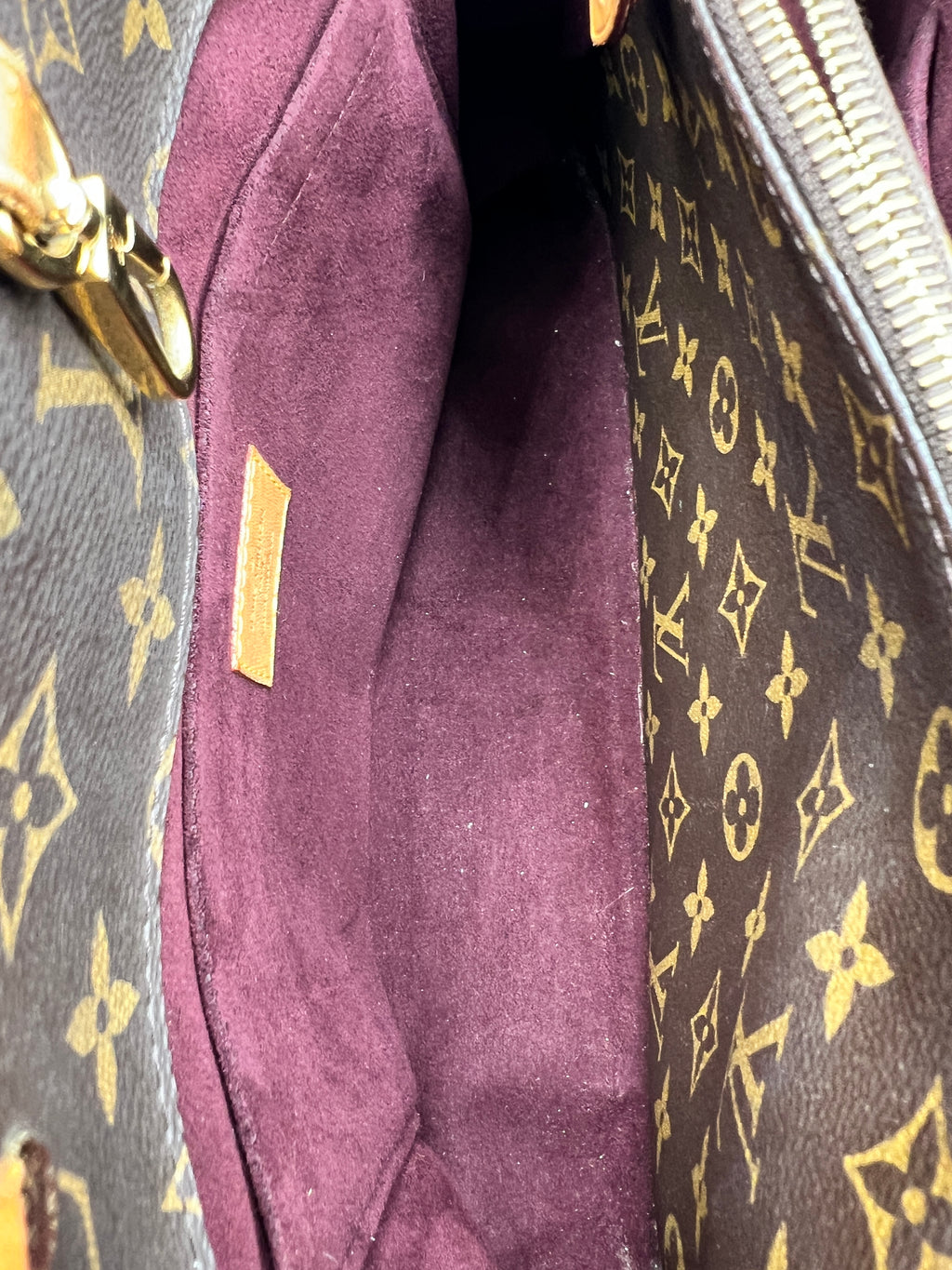 Louis Vuitton Montaigne BB Monogram Canvas Top Handle Bag