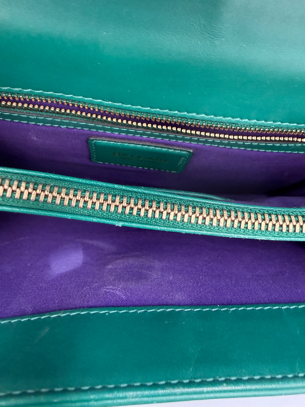 Bvlgari Serpenti Forever Crossbody Bag - Emerald Green Calf Leather