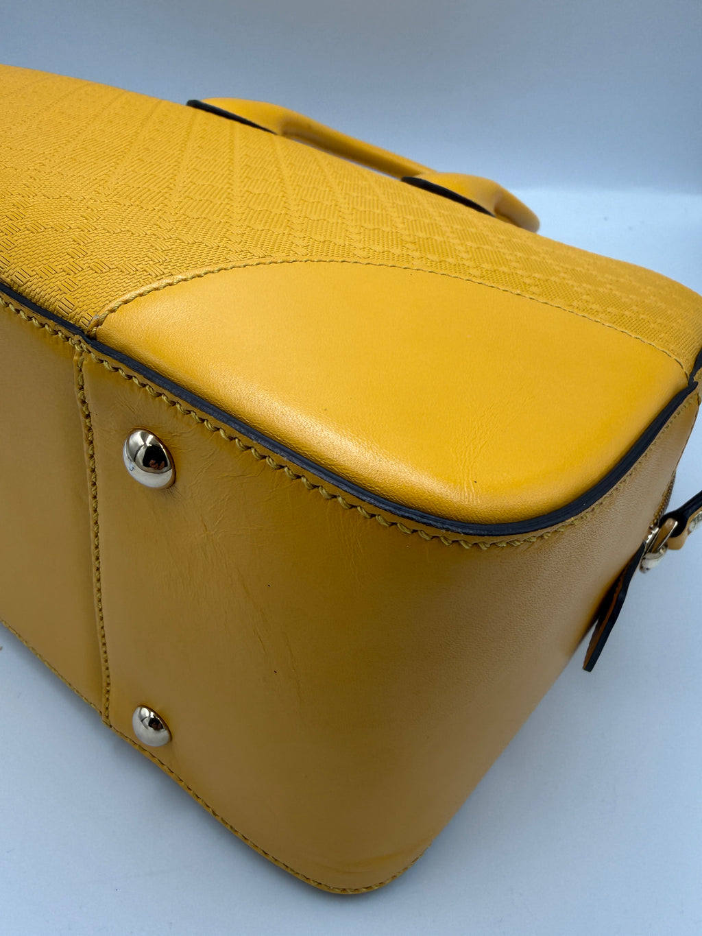 Gucci Diamante Top Handle with Yellow Leather