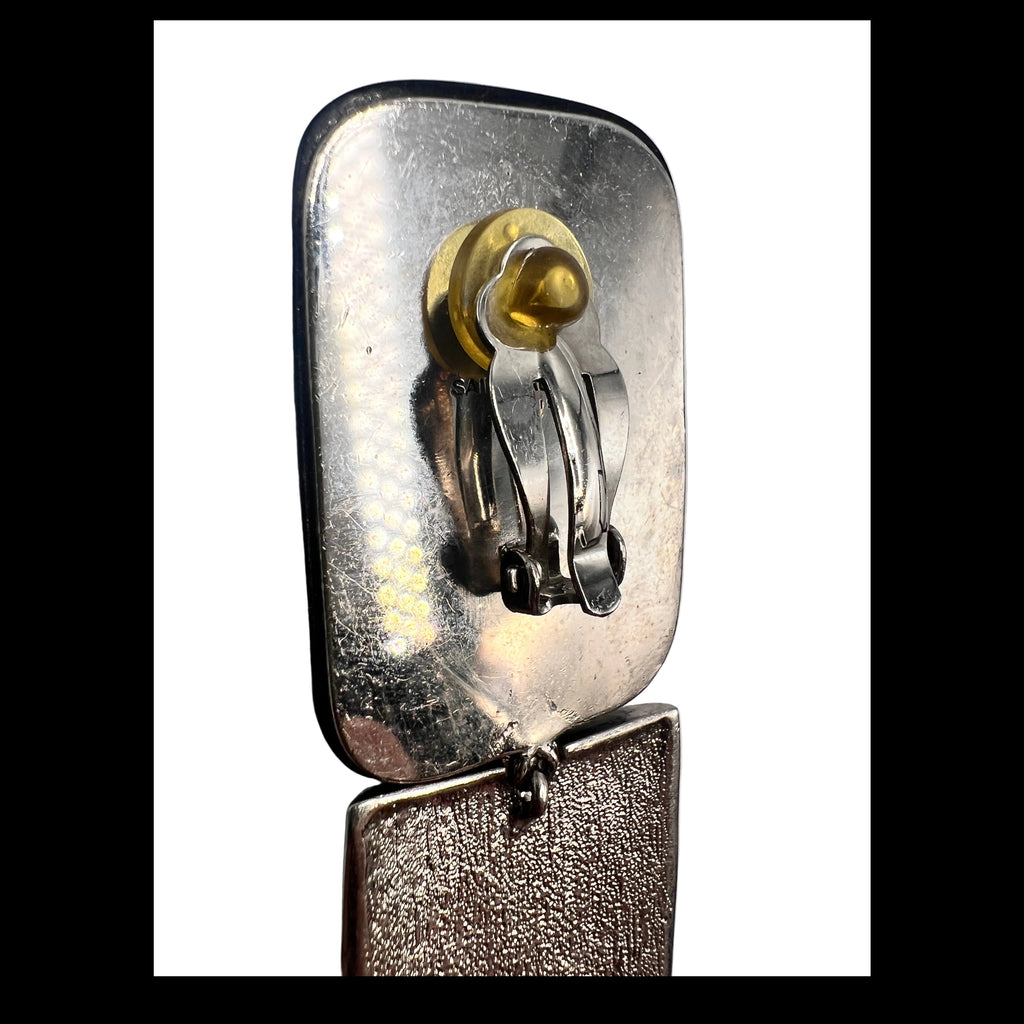Vintage Yves Saint Laurent YSL Crystal Clip-on Earring