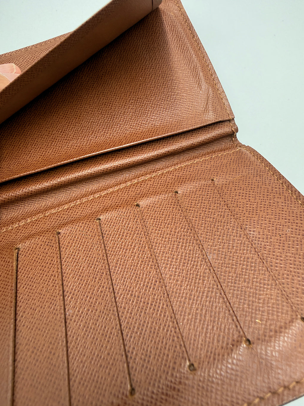 Louis Vuitton Vintage Porte-Cartes Credit/ Long Wallet in Monogram Canvas